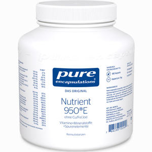 Pure Encapsulations Nutrient 950e Ohne Cu/Fe/Jod Kapseln 180 Stück - ab 0,00 &euro;