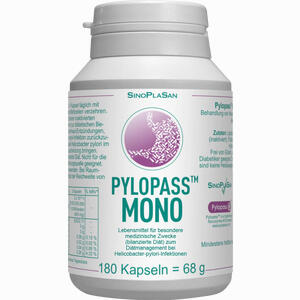 Pylopass Mono 200 Mg bei Helicobacter Pylori Kapseln 180 Stück - ab 65,83 €