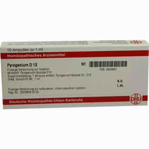 Pyrogenium D12 Ampullen 10 x 1 ml - ab 0,00 &euro;