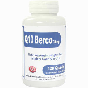 Q 10 Berco 30mg Kapseln 120 Stück - ab 27,47 €