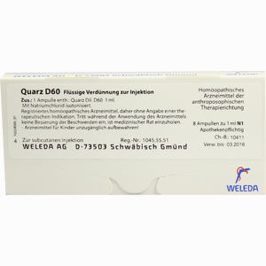 Quarz D60 Ampullen 8 x 1 ml - ab 27,97 €