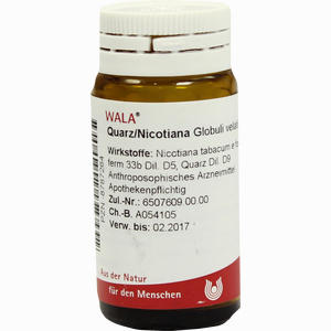 Quarz/nicotiana Globuli Velati  20 g - ab 0,00 &euro;