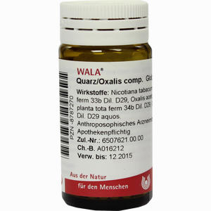 Quarz/oxalis Comp Globuli 20 g - ab 7,47 €