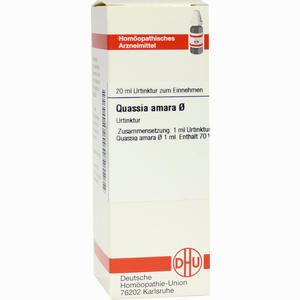 Quassia Urtinktur D 1 Dilution 20 ml - ab 14,16 €