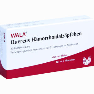 Quercus Hämorrhoidalzäpfchen  10 x 2 g Quercus Hämorrhoidalzäpfchen  10 x 2 g