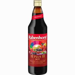 Rabenhorst 11 Plus 11 Rot Saft 700 ml - ab 3,87 €