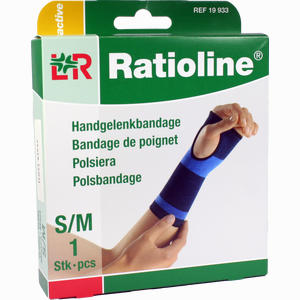 Ratioline Active Handgelenkbandage Größe S/m  1 Stück - ab 0,00 &euro;