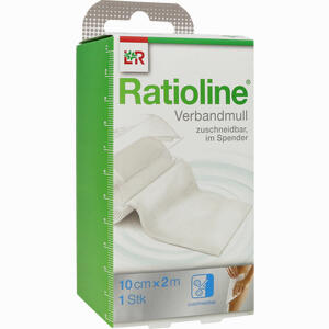 Ratioline Acute Verbandmull Gerollt 10cmx2m 1 Stück - ab 3,81 €