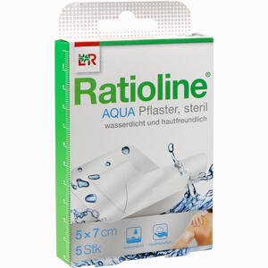 Ratioline Aqua Duschpflaster Plus 5x7cm Steril  5 Stück - ab 2,21 €