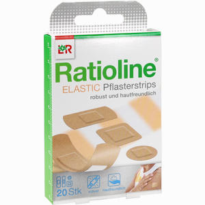 Ratioline Elastic Pflasterstrips in 4 Größen  20 Stück - ab 2,48 €