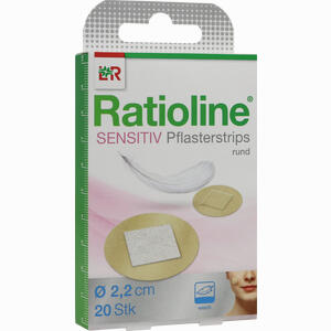Ratioline Sensitive Pflasterstrips Rund  20 Stück - ab 2,11 €