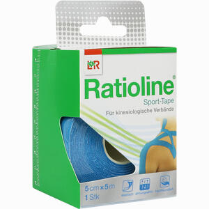 Ratioline Sport- Tape 5cmx5m Türkis 1 Stück - ab 6,51 €