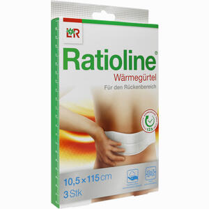 Ratioline Wärmegürtel Rückenbereich 10. 5x115 Cm 3 Stück - ab 10,67 €