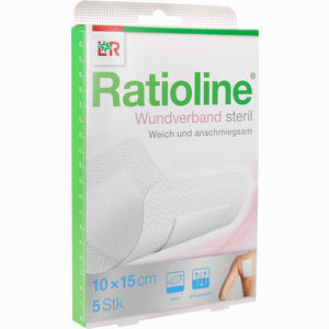 Ratioline Wundverband 15x10 Cm Steril  5 Stück - ab 4,00 €