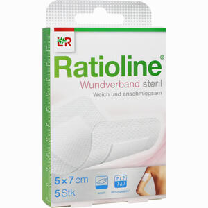 Ratioline Wundverband 7x5 Cm Steril  5 Stück - ab 1,62 €