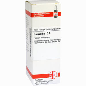 Rauwolfia D6 Dilution 20 ml - ab 9,31 €