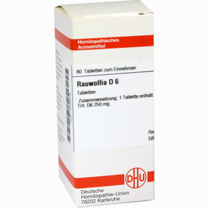 Rauwolfia D6 Tabletten 80 Stück - ab 8,65 €