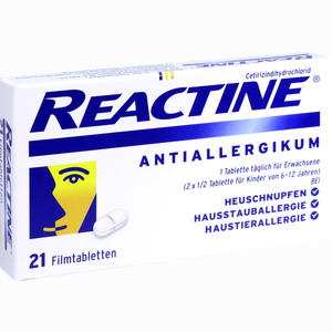 Reactine Tabletten  21 Stück Reactine Tabletten  21 Stück