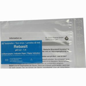 Rebasit Indikatorpapier Teststreifen 1 Packung - ab 3,54 €