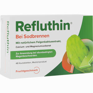 Refluthin bei Sodbrennen Kautabletten Frucht  48 Stück Refluthin bei Sodbrennen Kautabletten Frucht  48 Stück