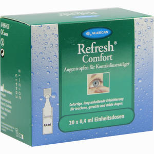Refresh Comfort Augen- Erfrischungstropfen Einzeldosispipetten 20 x 0.4 ml - ab 0,00 €