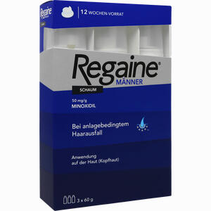 Abbildung von Regaine Männer Schaum 5%  3 x 60 ml