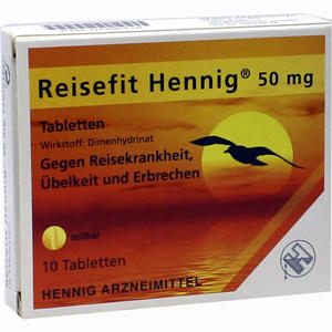 Reisefit Hennig Tabletten 10 Stück - ab 0,00 &euro;