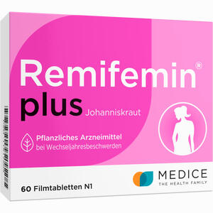 Remifemin Plus Johanniskraut Filmtabletten 60 Stück Remifemin Plus Johanniskraut Filmtabletten 60 Stück