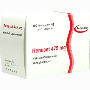 Renacet 475mg Filmtabletten 100 Stück - ab 5,75 €