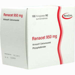 Renacet 950mg Filmtabletten 100 Stück - ab 9,54 €