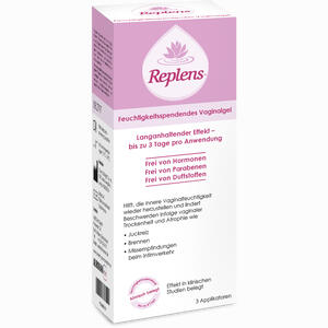 Replens Vaginalgel Vorgefüllte Applikatoren  3 Stück Replens Vaginalgel Vorgefüllte Applikatoren  3 Stück