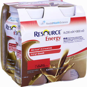 Resource Energy Coffee Fluid Nestle Health Science (Deutschland) GmbH 4 x 200 ml - ab 0,00 €