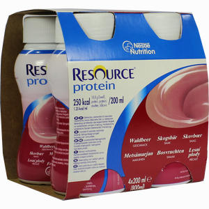 Resource Protein Drink Waldbeeren Fluid 4 x 200 ml - ab 8,79 €