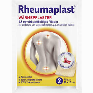 Rheumaplast Wärmepflaster 18x12cm  2 Stück - ab 3,95 €