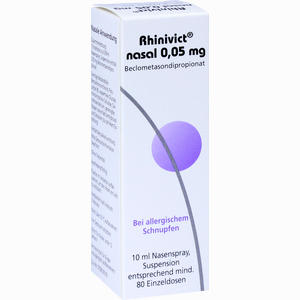 Rhinivict Nasal 0.05mg Nasendosierspray 10 ml - ab 4,45 €