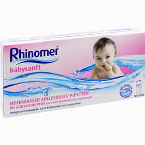 Rhinomer Babysanft Meerwasser 5ml Edp Lösung 20 x 5 ml - ab 6,19 €