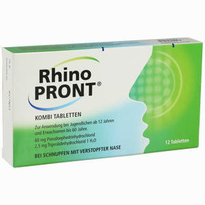 Rhinopront Kombi Tabletten  12 Stück - ab 5,57 €