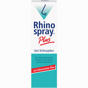Abbildung von Rhinospray Plus bei Schnupfen mit Feindosierer Dosierspray 10 ml