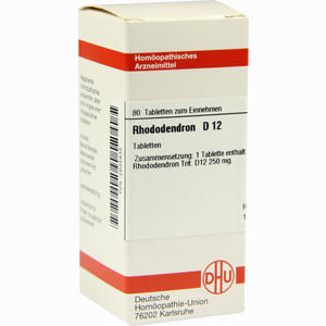 Rhododendron D12 Tabletten 80 Stück - ab 9,31 €
