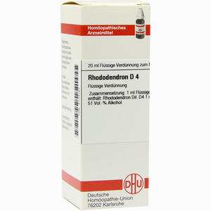 Rhododendron D4 Dilution DHU-Arzneimittel GmbH & Co. KG 20 ml - ab 9,55 &euro;
