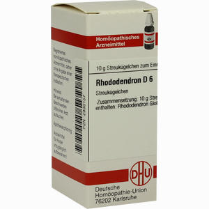 Rhododendron D6 Globuli 10 g - ab 7,66 €