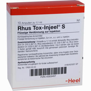 Rhus Tox- Injeel S Ampullen  10 Stück - ab 17,45 €