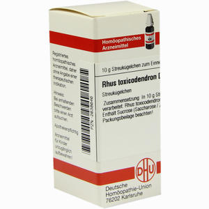 Rhus Toxicodendron D10 Globuli 10 g - ab 7,27 €
