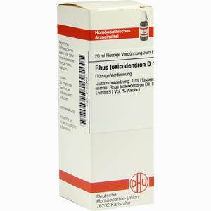Rhus Toxicodendron D12 Dilution DHU-Arzneimittel GmbH & Co. KG 20 ml - ab 8,38 &euro;