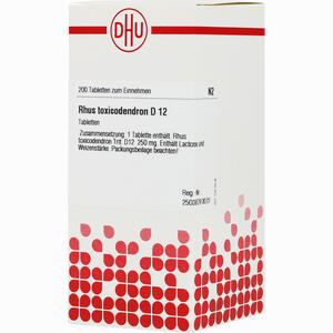 Rhus Toxicodendron D12 Tabletten 200 Stück - ab 0,00 &euro;