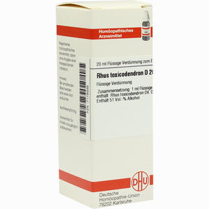 Rhus Toxicodendron D200 Dilution DHU-Arzneimittel GmbH & Co. KG 20 ml - ab 0,00 &euro;
