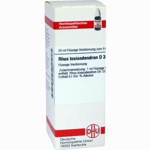 Rhus Toxicodendron D30 Dilution 20 ml - ab 8,23 €