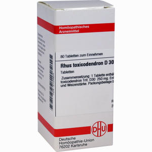 Rhus Toxicodendron D30 Tabletten 80 Stück - ab 8,40 €