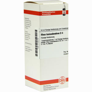 Rhus Toxicodendron D4 Dilution 50 ml - ab 0,00 €