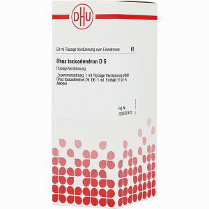 Rhus Toxicodendron D6 Dilution DHU-Arzneimittel GmbH & Co. KG 50 ml - ab 0,00 &euro;